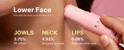 KAHI Wrinkle Bounce Multi Balm Stick | PDRN Collagen Wrinkle Stick | Korean Skin Care |All-in-One Hydrating Lip Balm Eye Cream Neck Cream Make Up Base & Face Mist Moisture Balm
