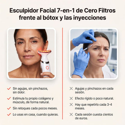 Esculpidor Facial 7-en-1 - Cero Filtros