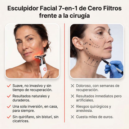 Esculpidor Facial 7-en-1 - Cero Filtros