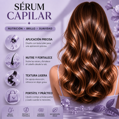 Sérum Capilar Anti-Frizz | Cabello Liso e Hidratado Todo el Día