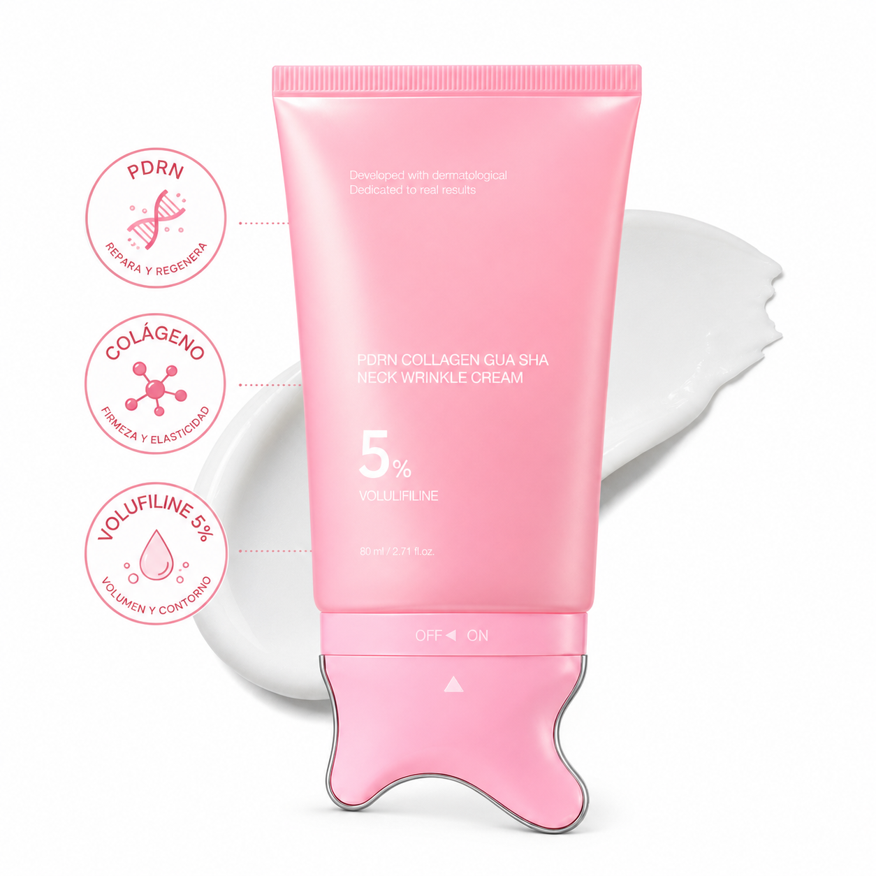 Crema Gua Sha Reafirmante | Óvalo Definido ⭐