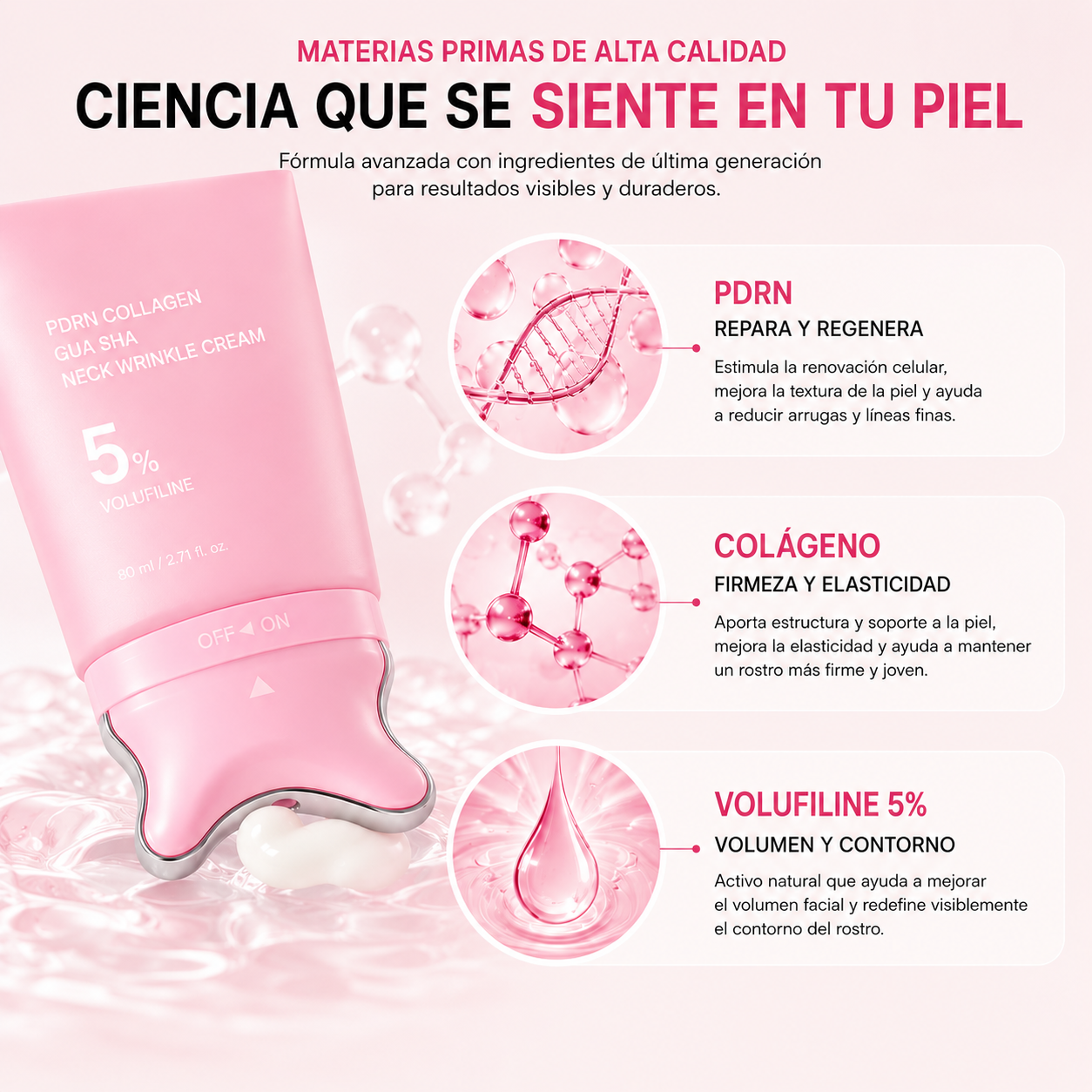 Crema Gua Sha Reafirmante | Óvalo Definido ⭐