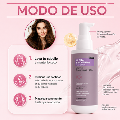 Ultra Smoothing Hair Serum – Reduce Frizz e Hidrata Profundamente