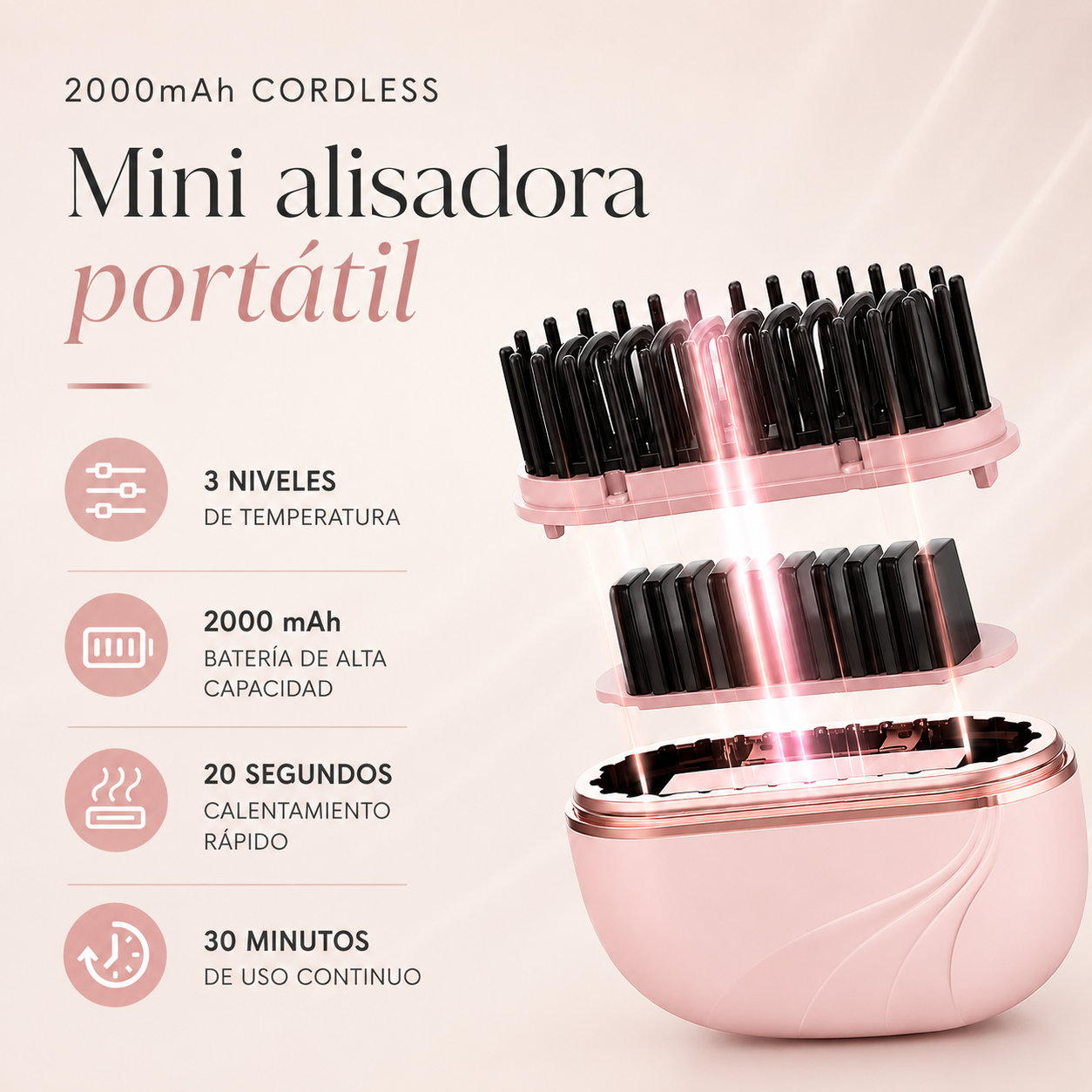 PocketLiss - Mini alisadora portátil