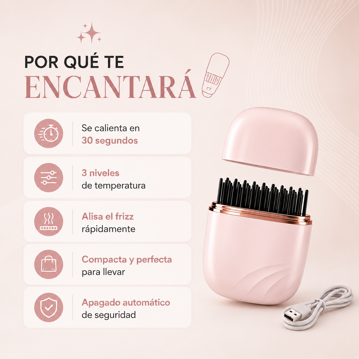 PocketLiss - Mini alisadora portátil