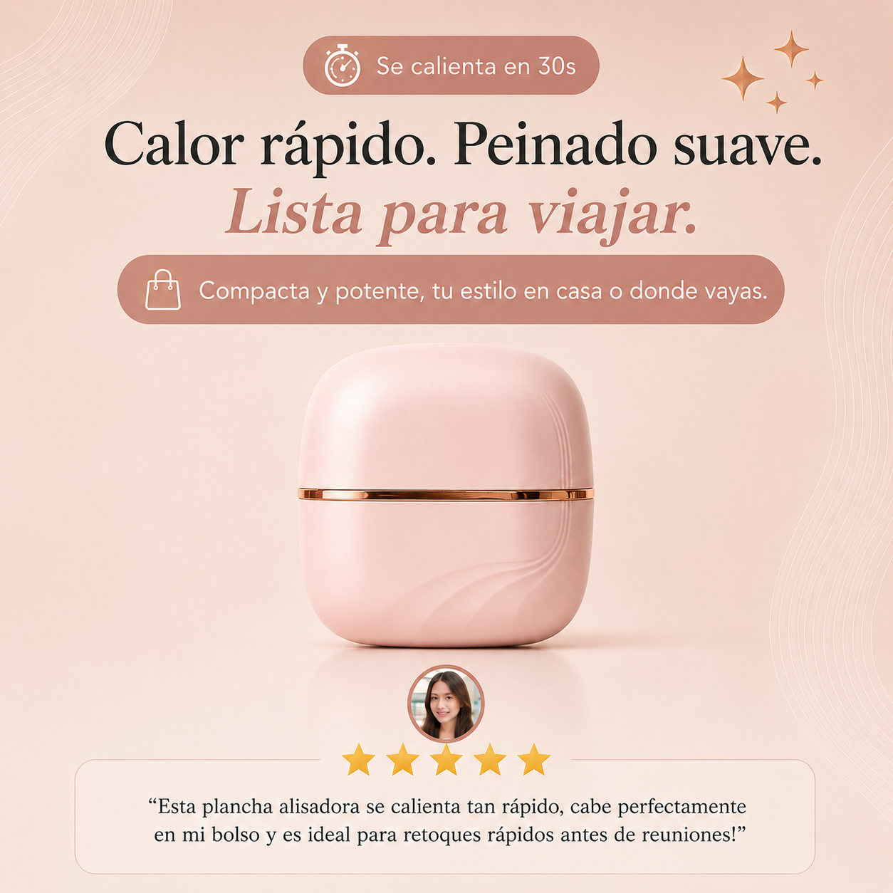 PocketLiss - Mini alisadora portátil