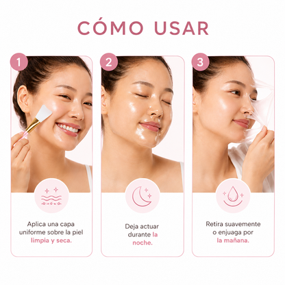 Mascarilla Nocturna de Colágeno™ | Firmeza, Hidratación y Glow ⭐